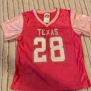 Texas Longhorns Jersey (Pink) Toddler size 4T